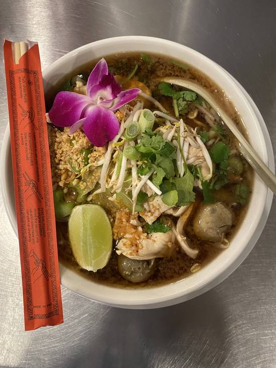 Thai Nom Tok Boat Noodle Soup