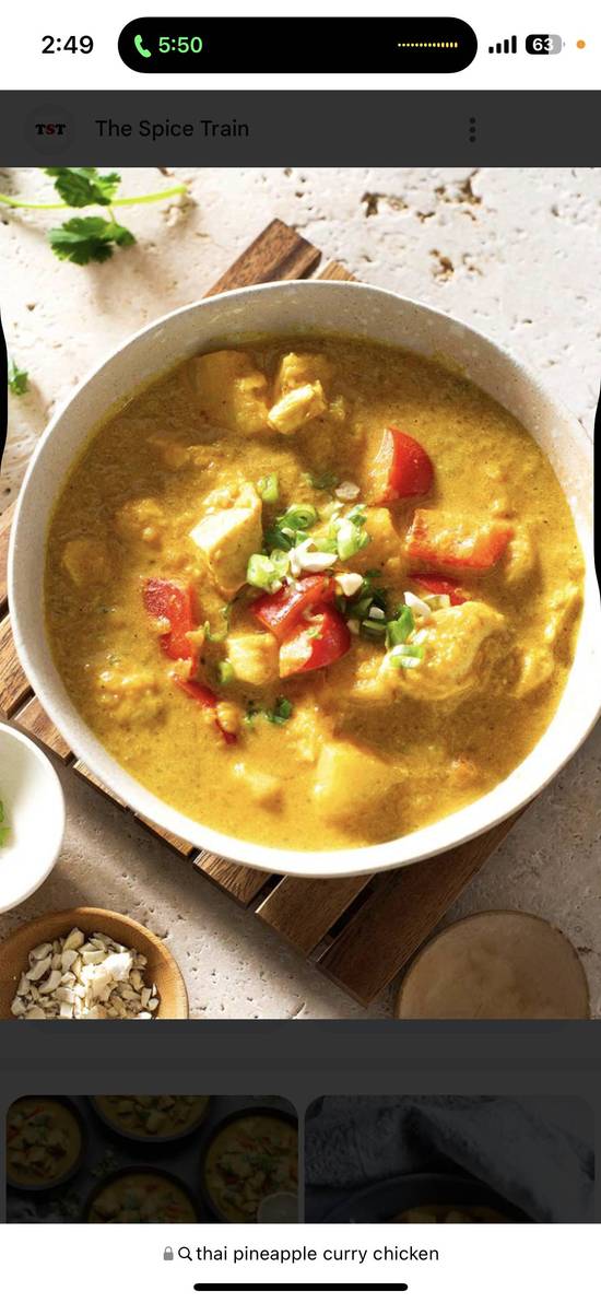 Thai Pineapple curry