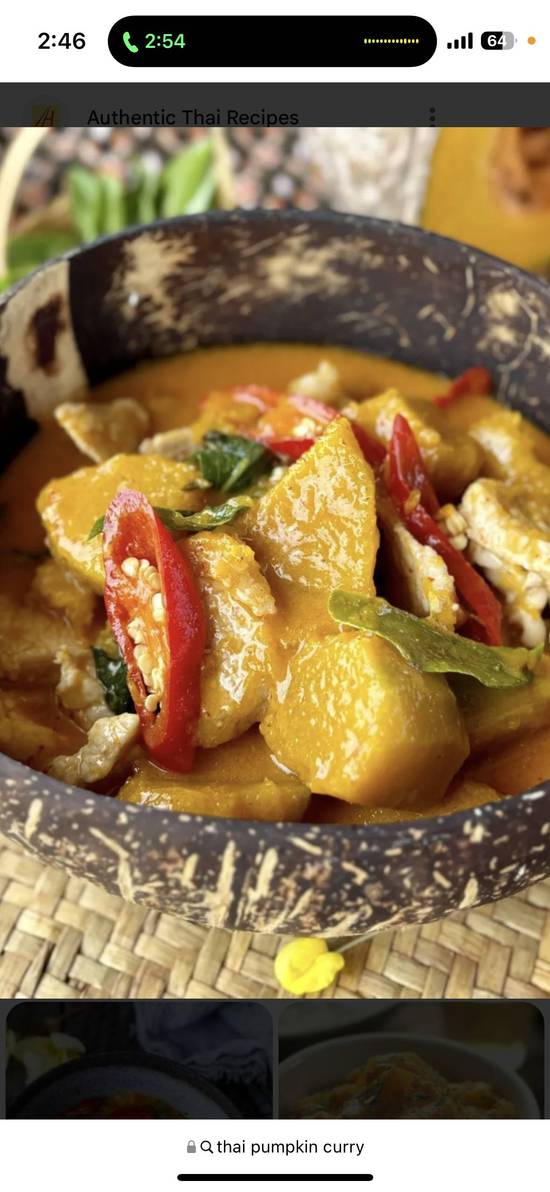 Thai Pumpkin curry