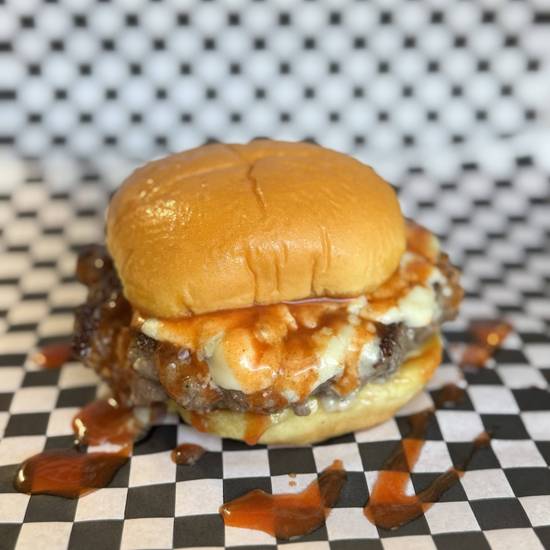 The Blue Beetle Buffalo Burger (1/4 lb)
