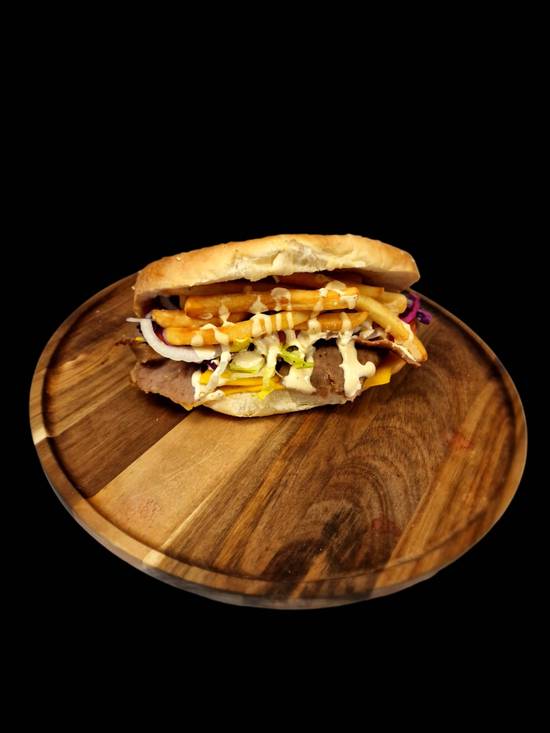The Cali Doner with Cheese and Fries