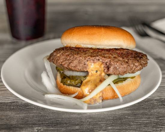THE JUICY LUCY cheese-stuffed burger