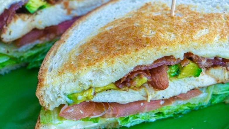 The Workz Chicken Club Sandwich Combo
