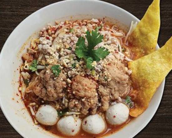 Tom Yum Noodle Soup (à¸à¹‹à¸§à¸¢à¹€à¸•ี๋ยวต้มยำ)