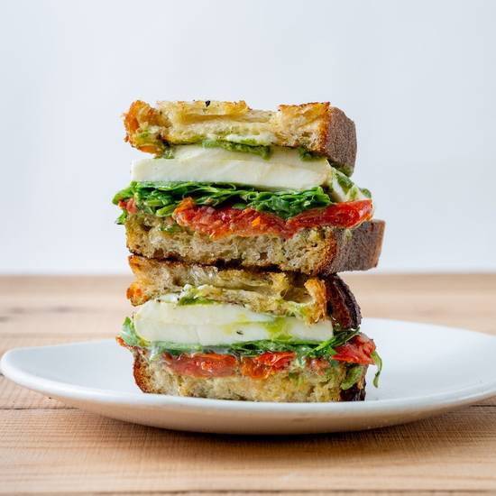 tomato mozzarella sandwich