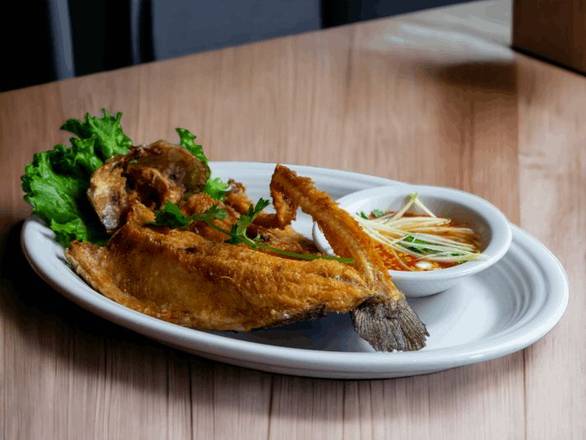 Trout with Mango Sauce