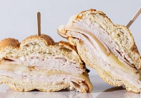 Turkey Cheese Melt Sandwich