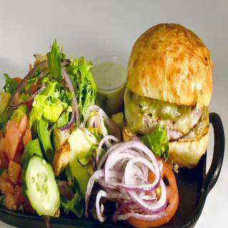 Turkey Mushroom Burger