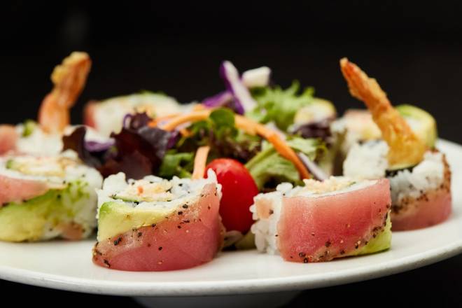 ULTIMATE SHRIMP TEMPURA ROLL†* AND SALAD COMBO