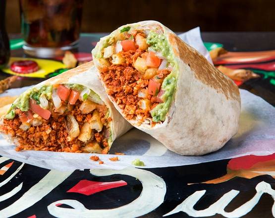 Vegan Chorizo Burrito--