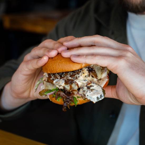 VEGETARIAN Portobello Mushroom Burger