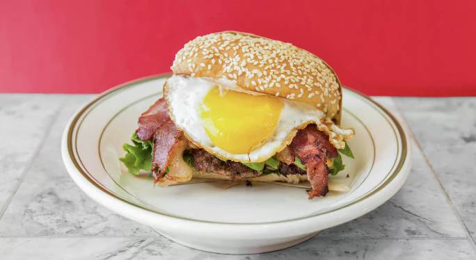 Warriors Breakfast Burger