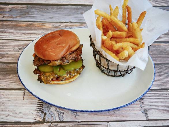 Whiskey & Onion Smash Burger