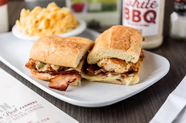 White BBQ Sandwich