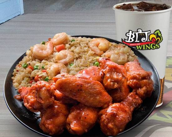 Wing (10 pcs) & Fried Rice
