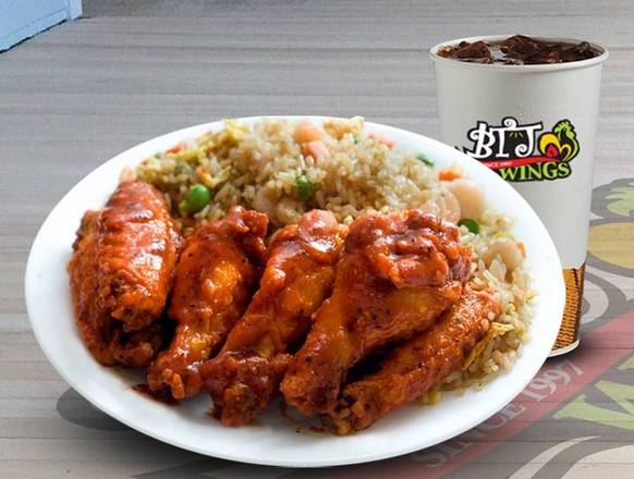 Wing (5 pcs) & Fried Rice