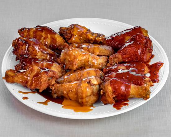 Wings (5 pcs) and Shrimp (5 pcs)