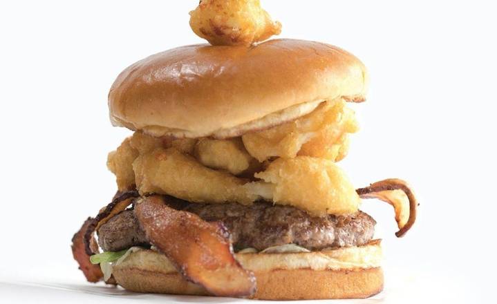 Wisconsin Cheese Curd Burger